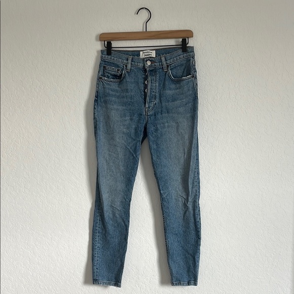 Reformation Serena High Skinny Crop Jeans Augusta Wash - Picture 2 of 6